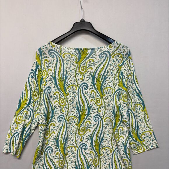 NWT Oscar de la Renta Women 3/4 Sleeve Knit Top Blouse Shirt 2X Floral D045 -6 - Picture 14 of 16